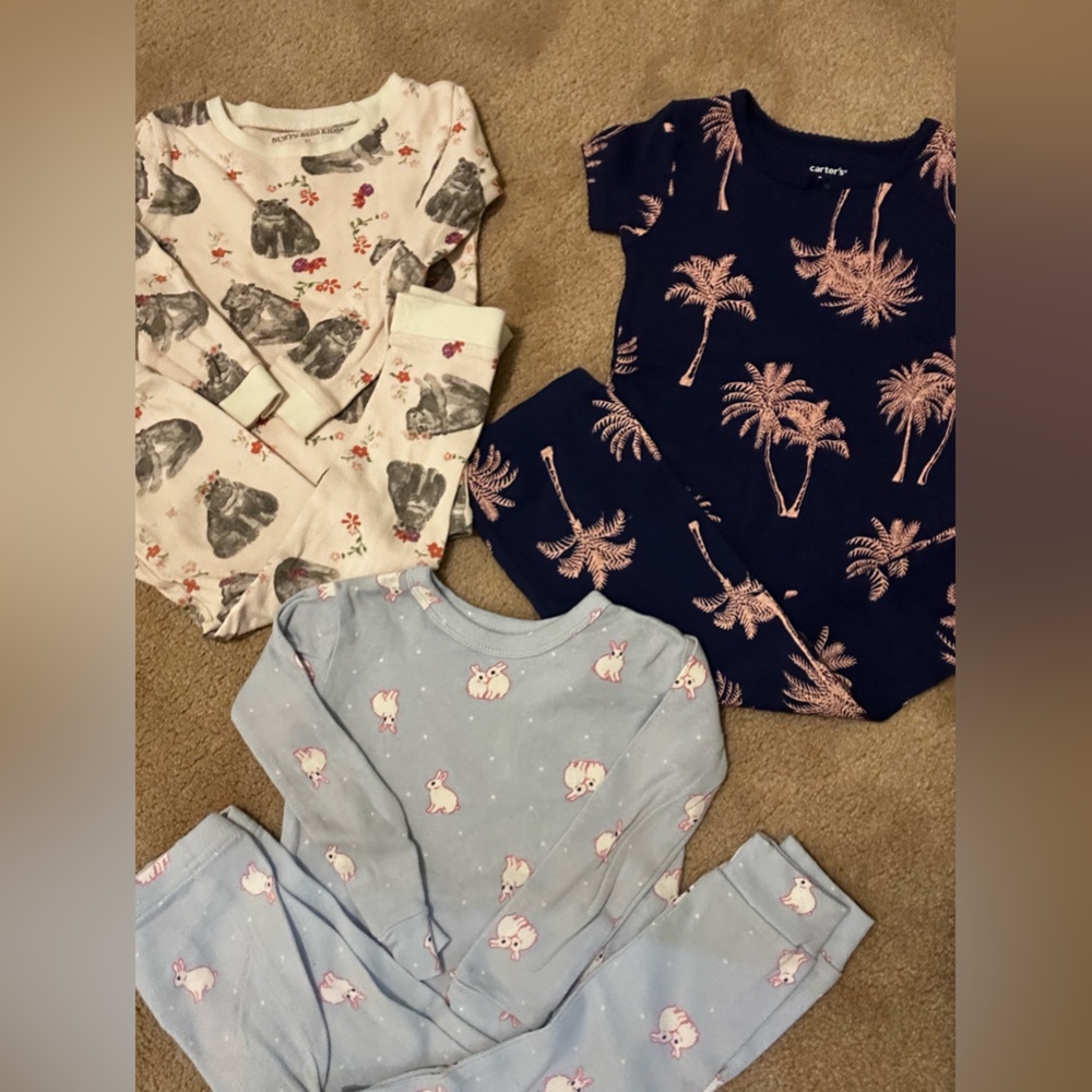 Girls Pajama Bundle - 3 sets - 2T
